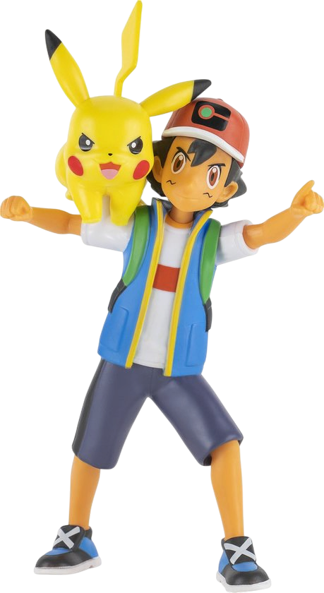 Ash en Pikachu