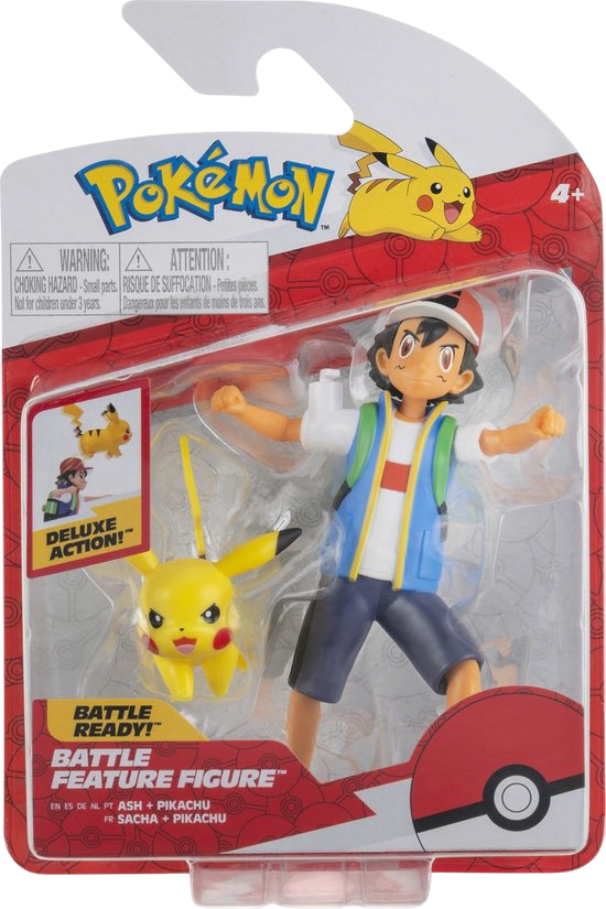 Ash en Pikachu