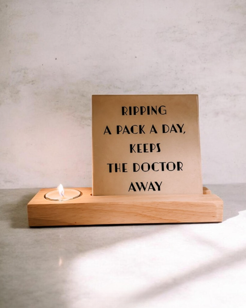 Tegeltje: Ripping a pack a day