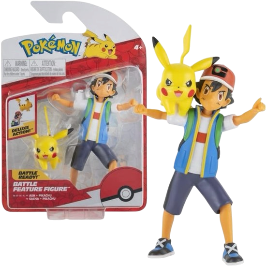 Ash en Pikachu