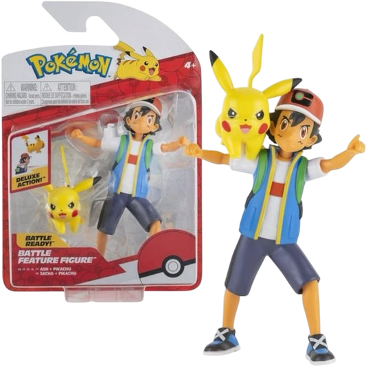 Ash en Pikachu