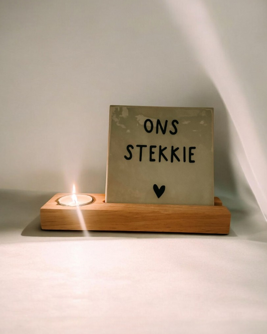 Tegeltje: ons stekkie