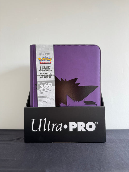 Pokémon Elite Gengar 9 pocket Zippered pro binder