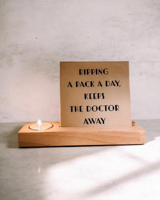 Tegeltje: Ripping a pack a day